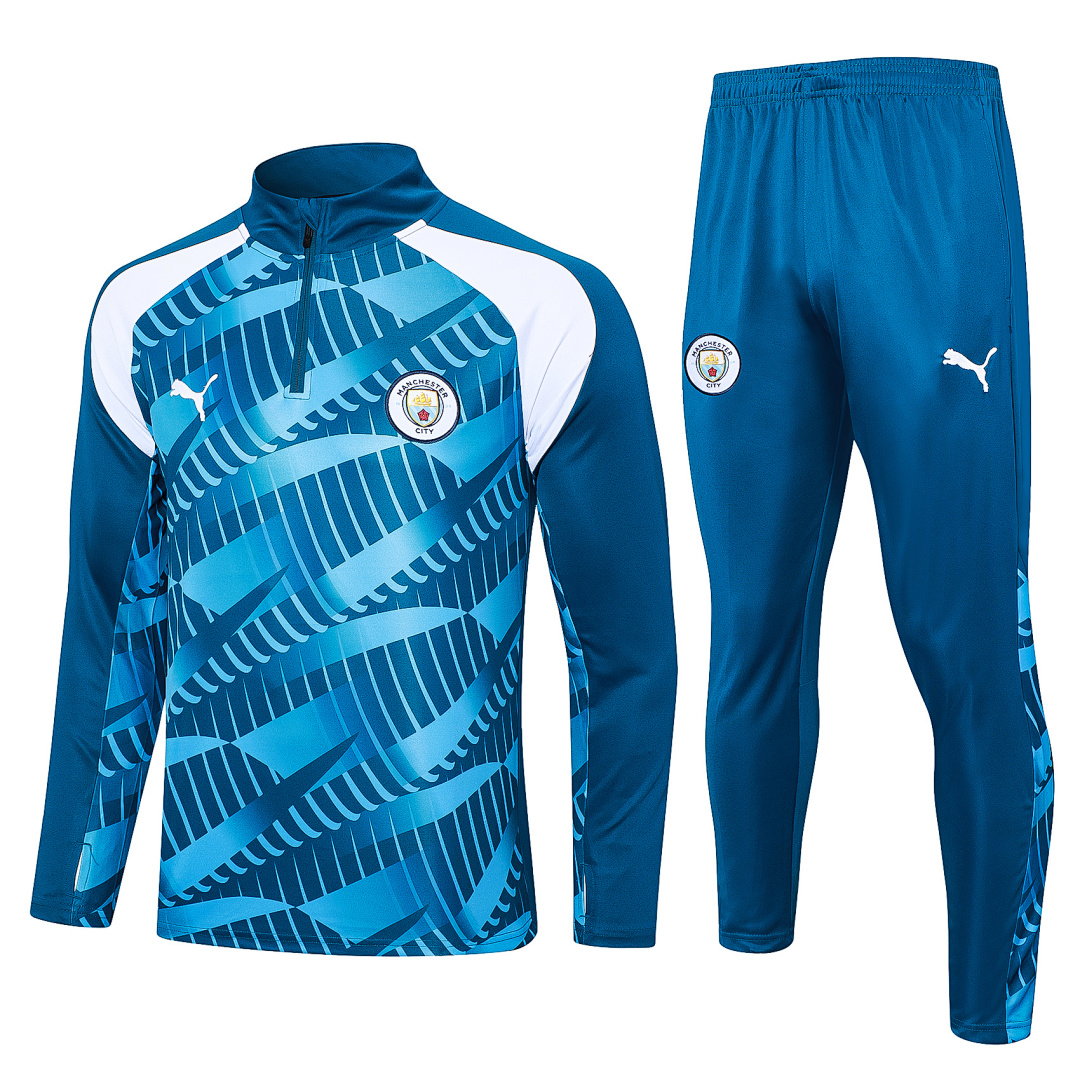 23/24 Manchester City Half-Zip Men's Training Kit Indigo