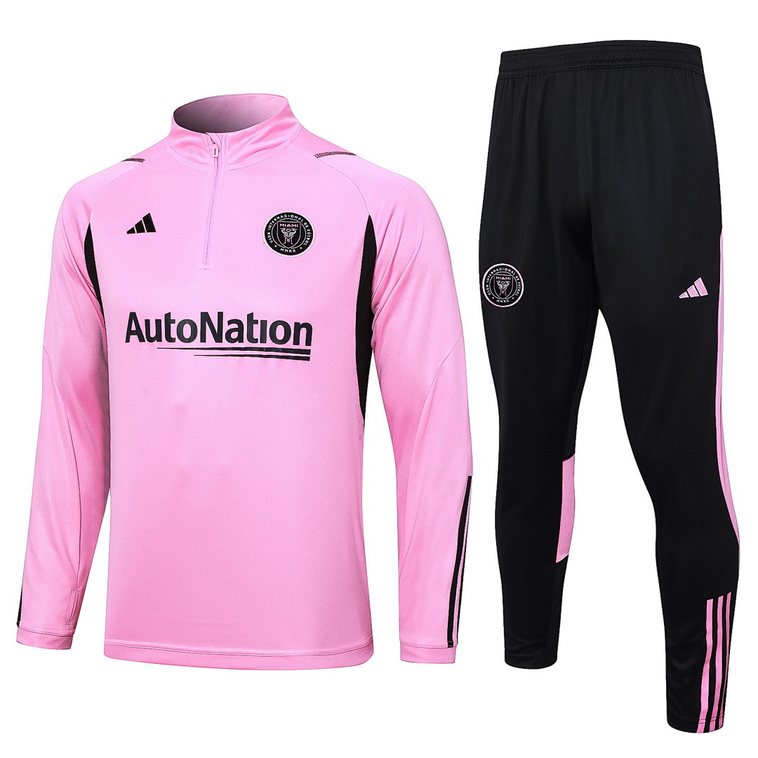 23/24 Inter Miami CF Half-Zip Men's Training Kit Pink
