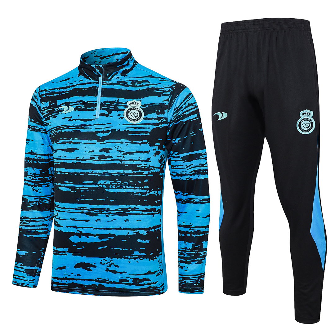23/24 Riyadh Half-Zip Men's Training Kit Blue Black