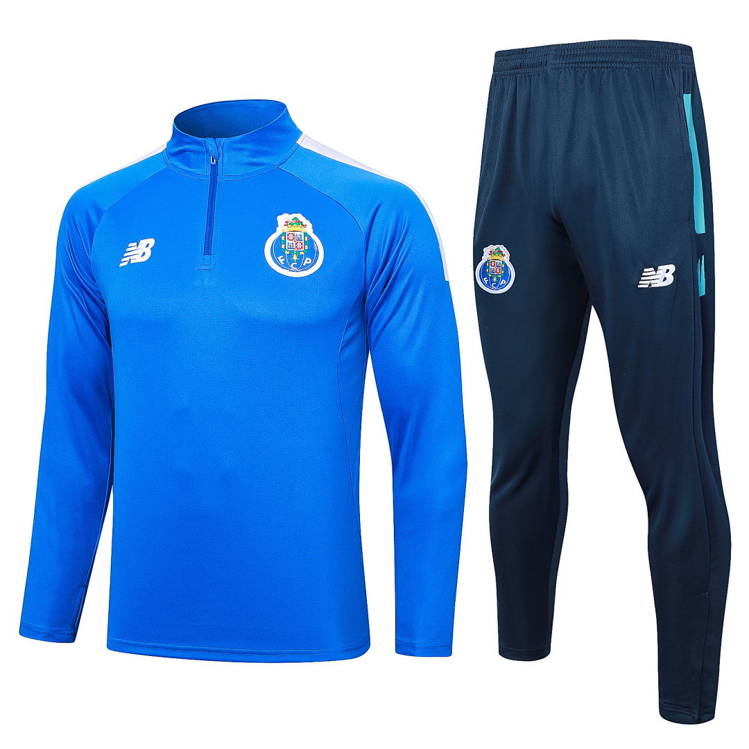 23/24 FC Porto Half-Zip Men's Training Kit Royal Blue