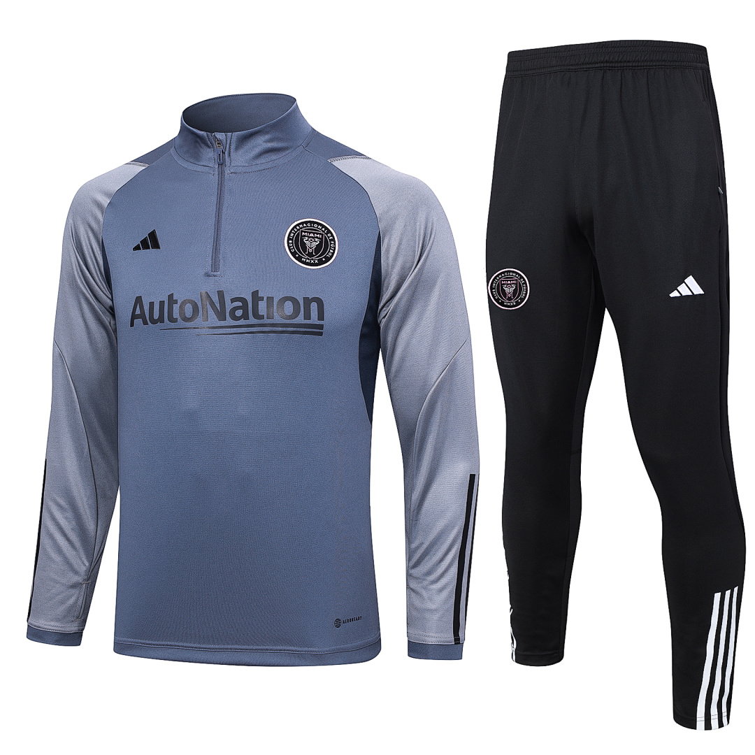 23/24 Inter Miami CF Half-Zip Men's Training Kit Gray