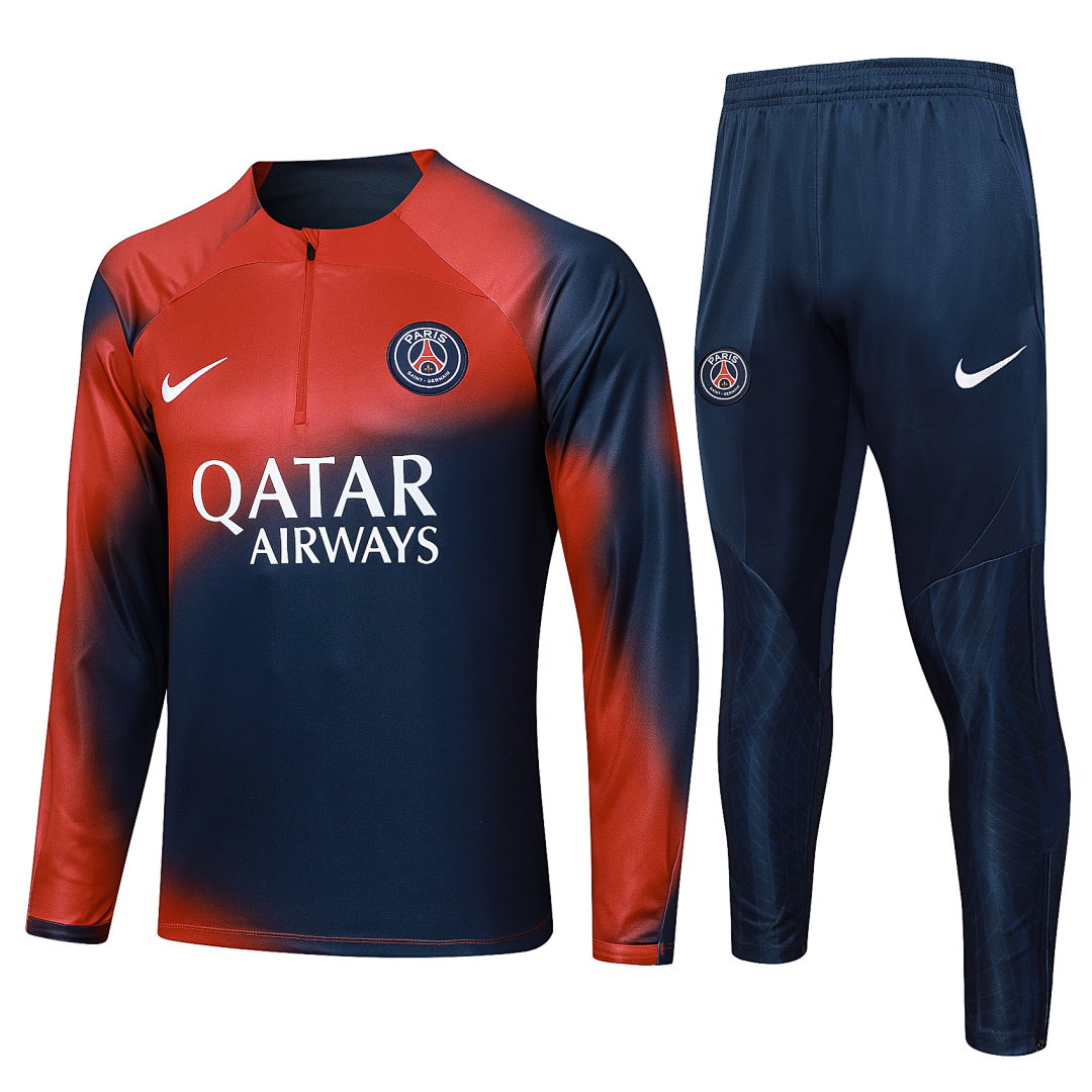 23/24 PSG Half-Zip Men's Training Kit Red Print