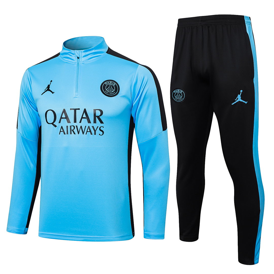 23/24 Jordan PSG Half-Zip Men's Training Kit Light Blue