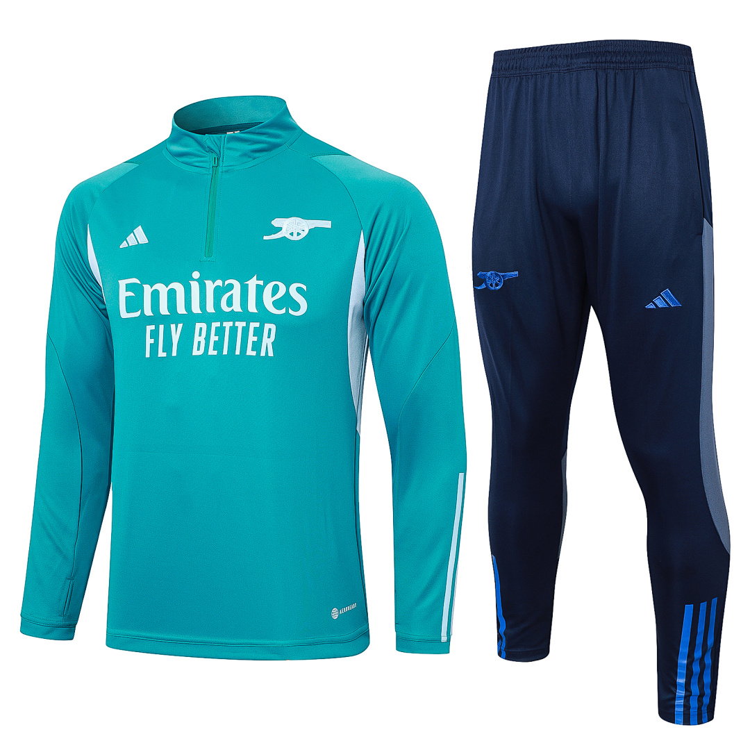 23/24 Arsenal Half-Zip Men's Training Kit Blue