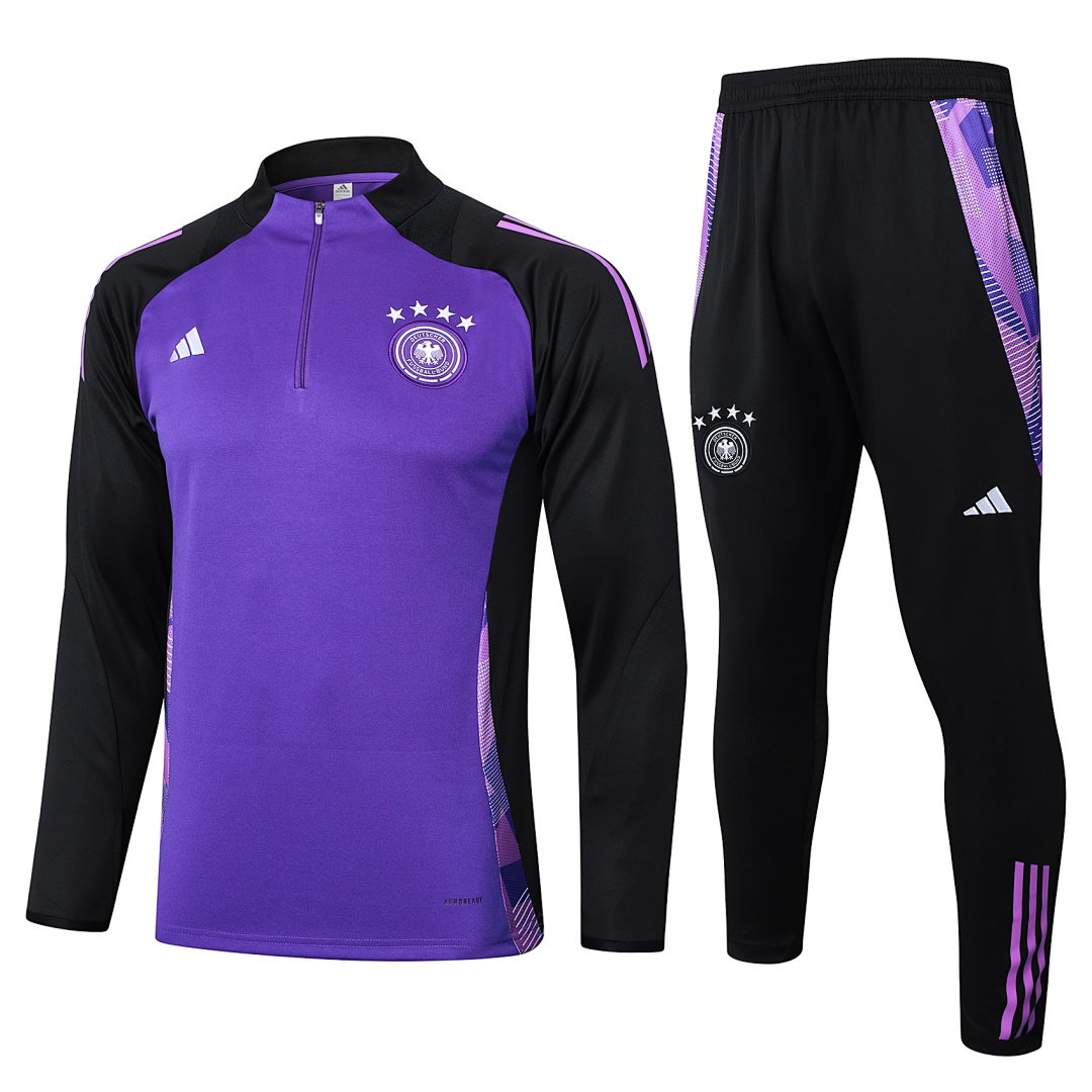 24/25 Germany Half-Zip Men's Training Kit Purple