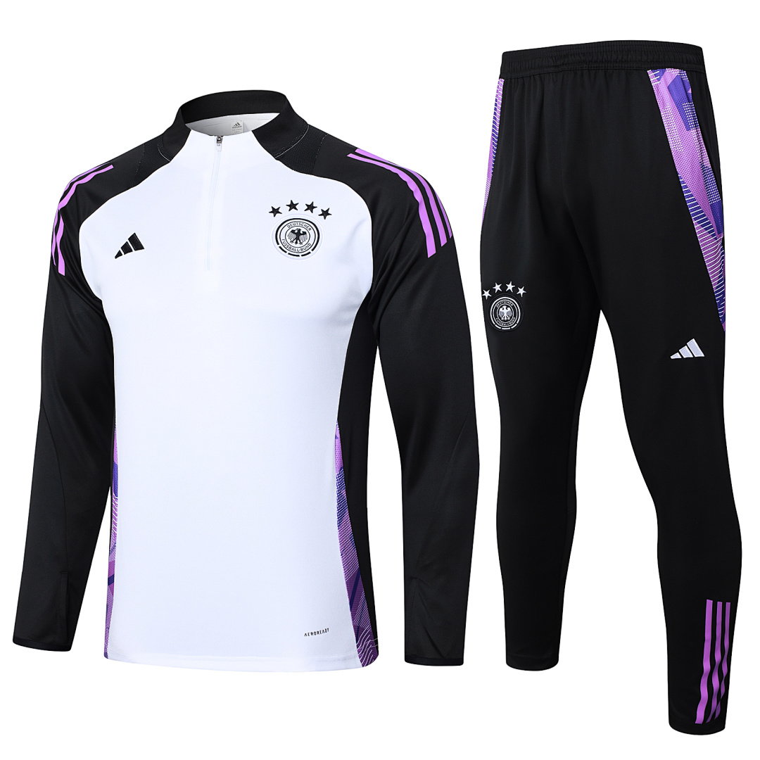 24/25 Germany Half-Zip Men's Training Kit White