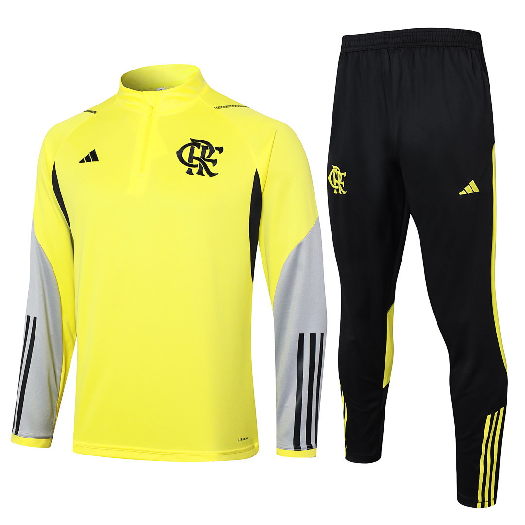 24/25 Flamengo Half-Zip Men's Training Kit Yellow