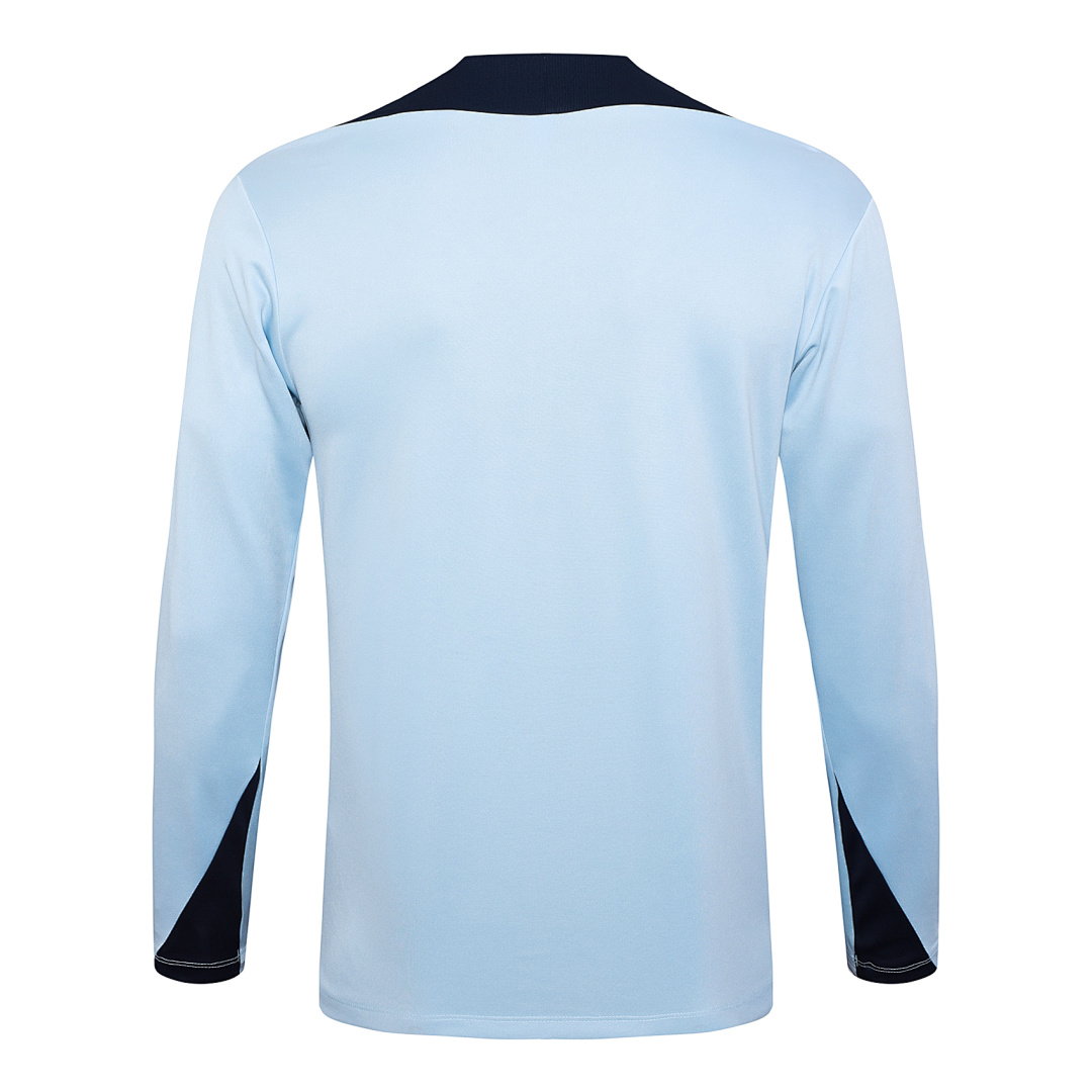 24/25 France Half-Zip Men's Training Kit Light Blue