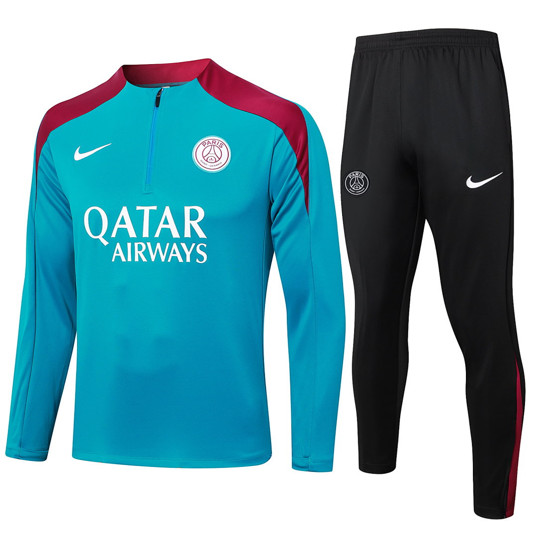 24/25 PSG Half-Zip Men's Training Kit Dark Green