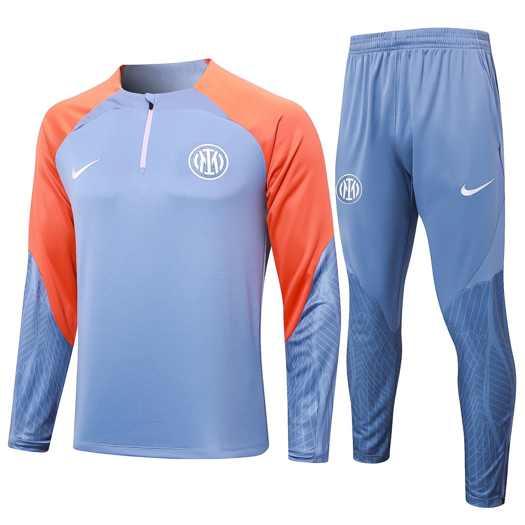 24/25 Inter Milan Half-Zip Men's Training Kit Gray