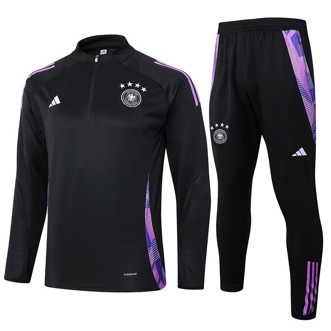 24/25 Germany Half-Zip Men's Training Kit Black