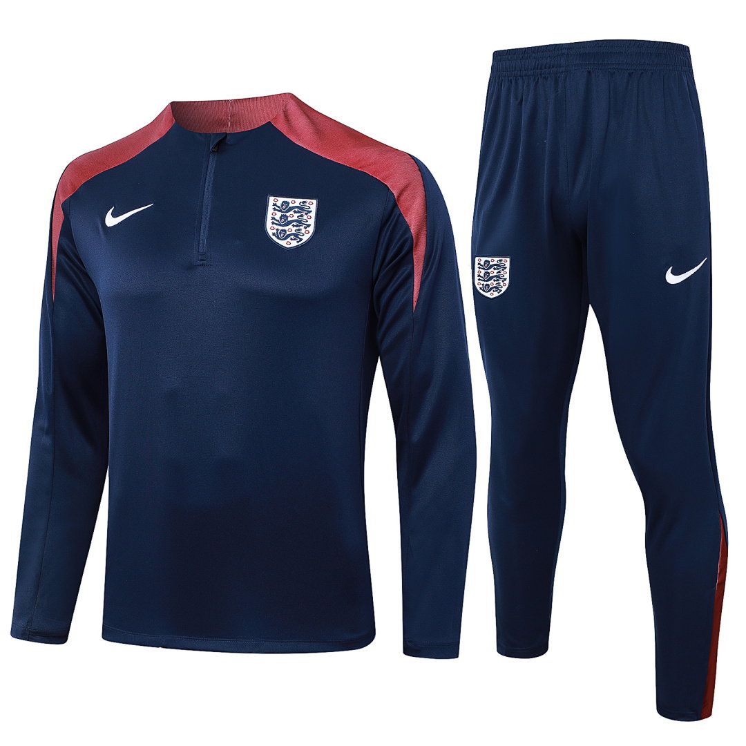 24/25 England Half-Zip Men's Training Kit Royal Blue