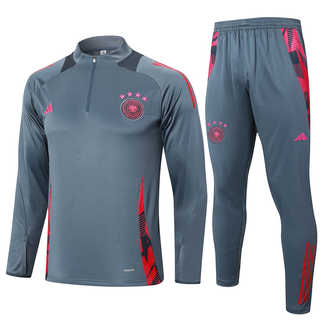 24/25 Germany Half-Zip Men's Training Kit Dark Gray
