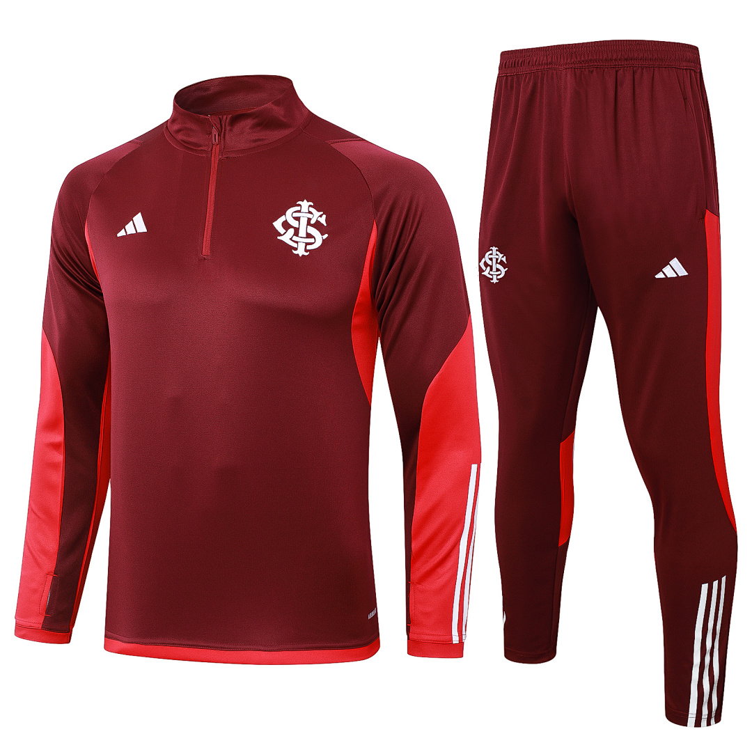 24/25 Internacional Half-Zip Men's Training Kit Burgundy