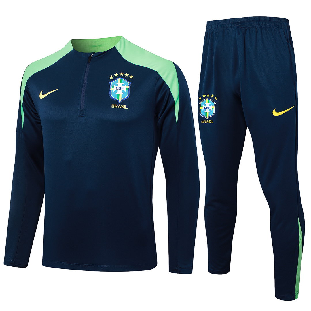 24/25 Brazil Half-Zip Men's Training Kit Teal