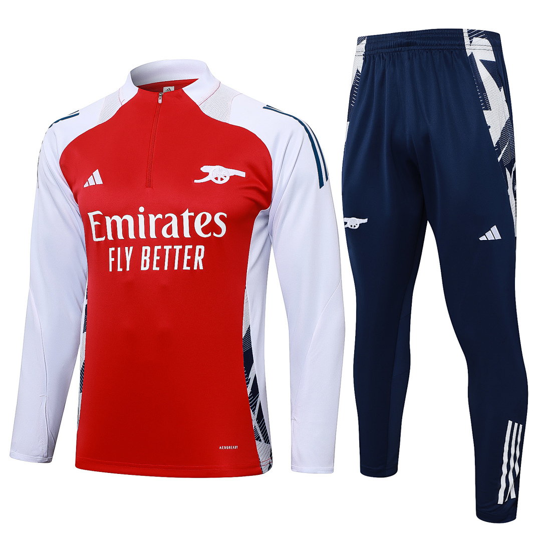 24/25 Arsenal Half-Zip Men's Training Kit Red