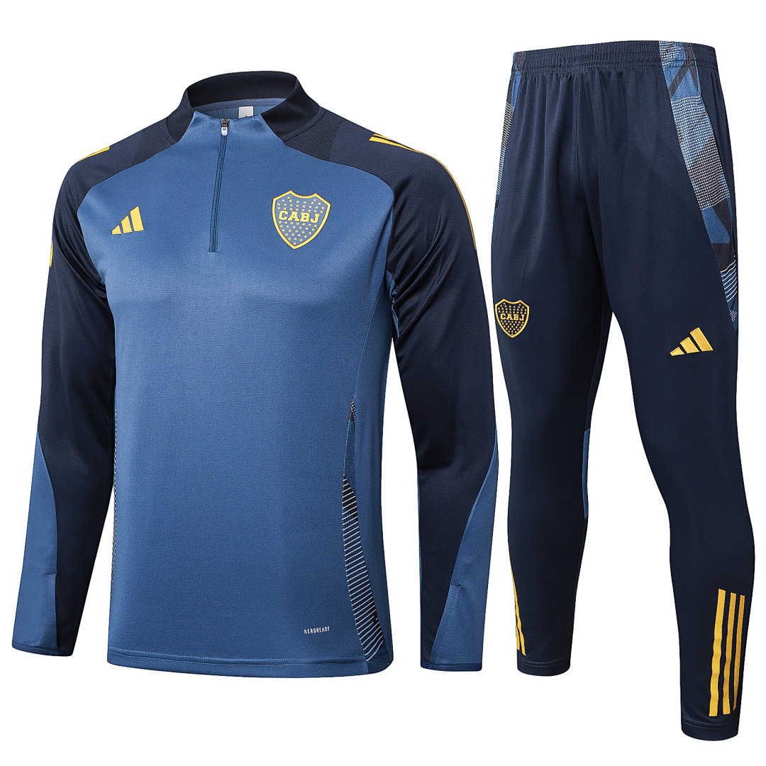 24/25 Boca Juniors Half-Zip Men's Training Kit Medium Blue