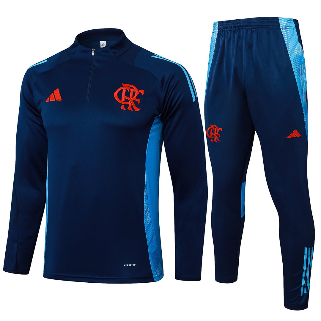24/25 Flamengo Half-Zip Men's Training Kit Royal Blue