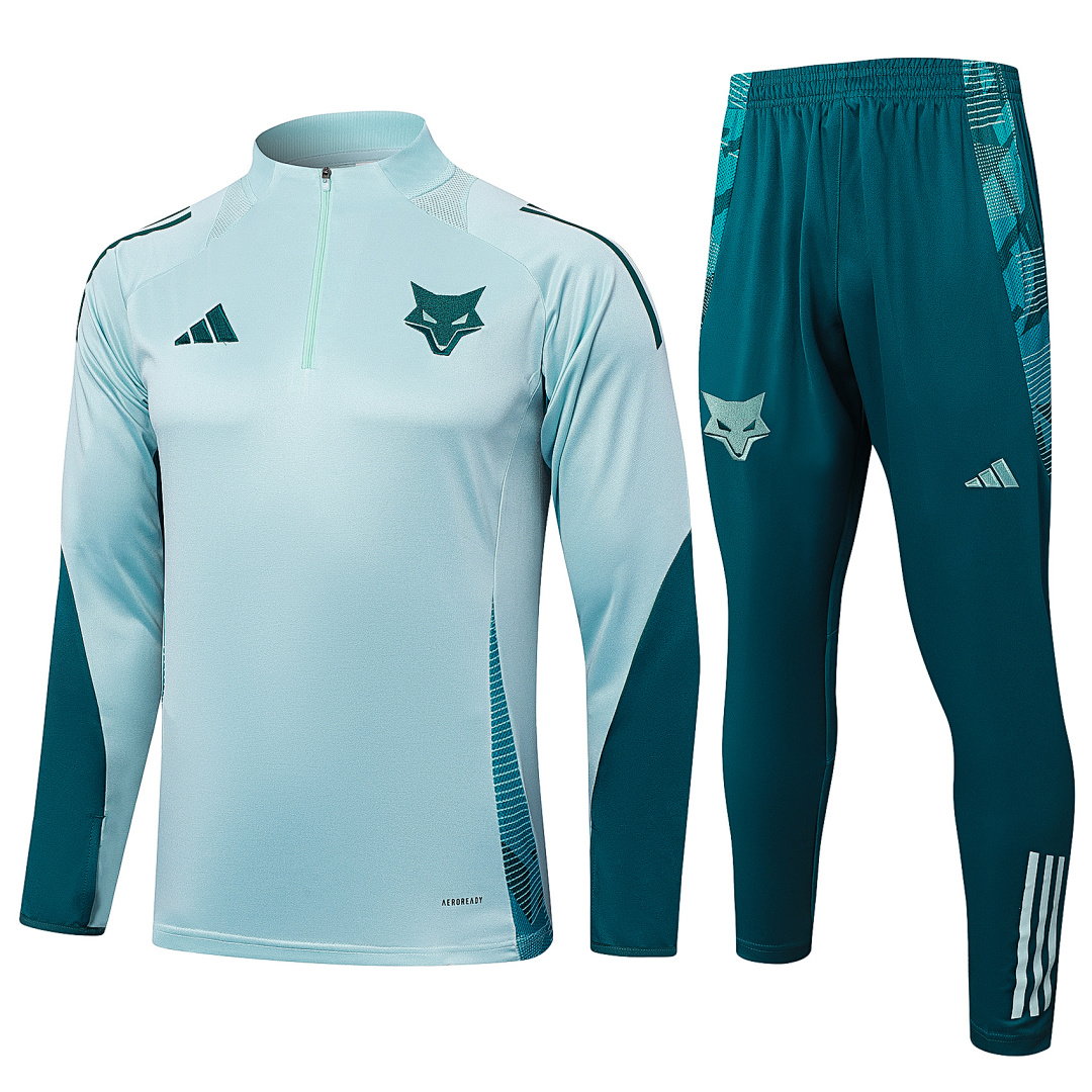 24/25 Cruzeiro Half-Zip Men's Training Kit Light Blue