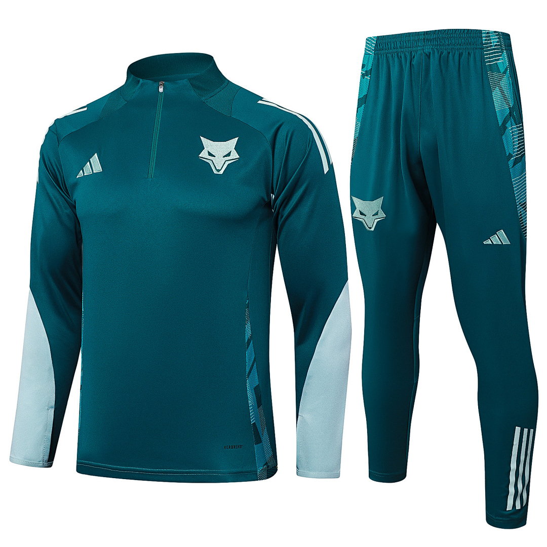 24/25 Cruzeiro Half-Zip Men's Training Kit Green