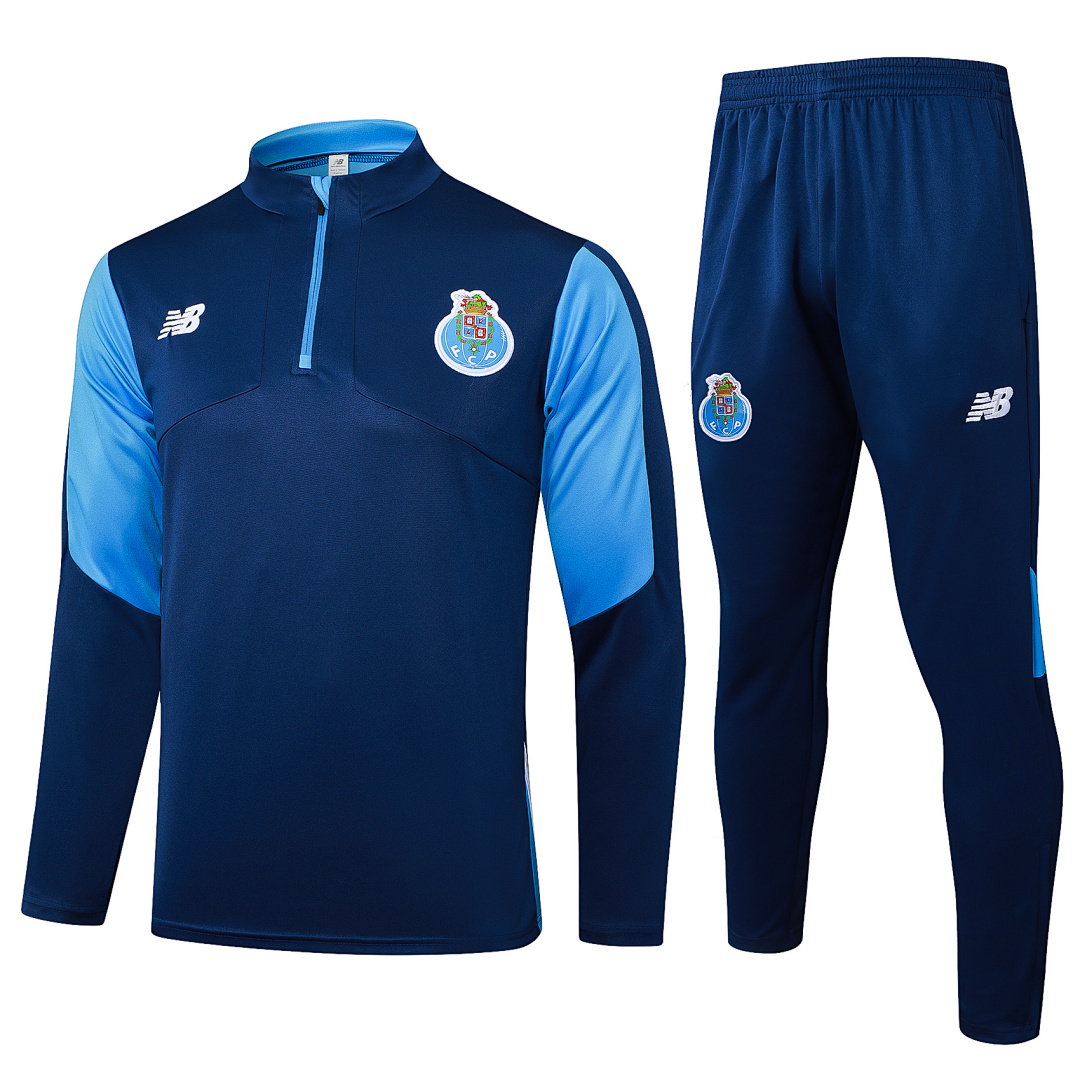 24/25 FC Porto Half-Zip Men's Training Kit Royal Blue