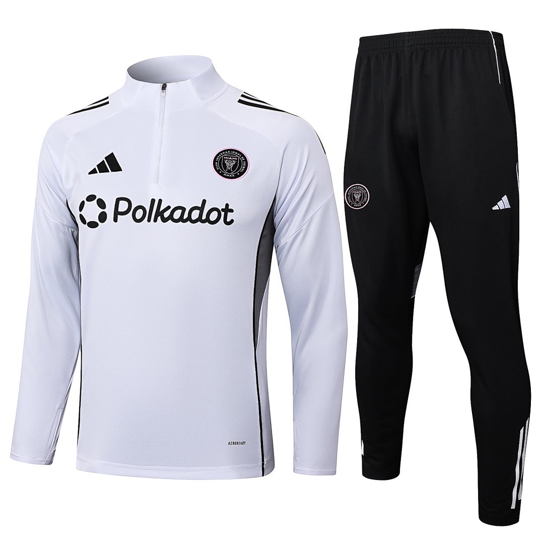 25/26 Inter Miami CF Half-Zip Men's Training Kit White