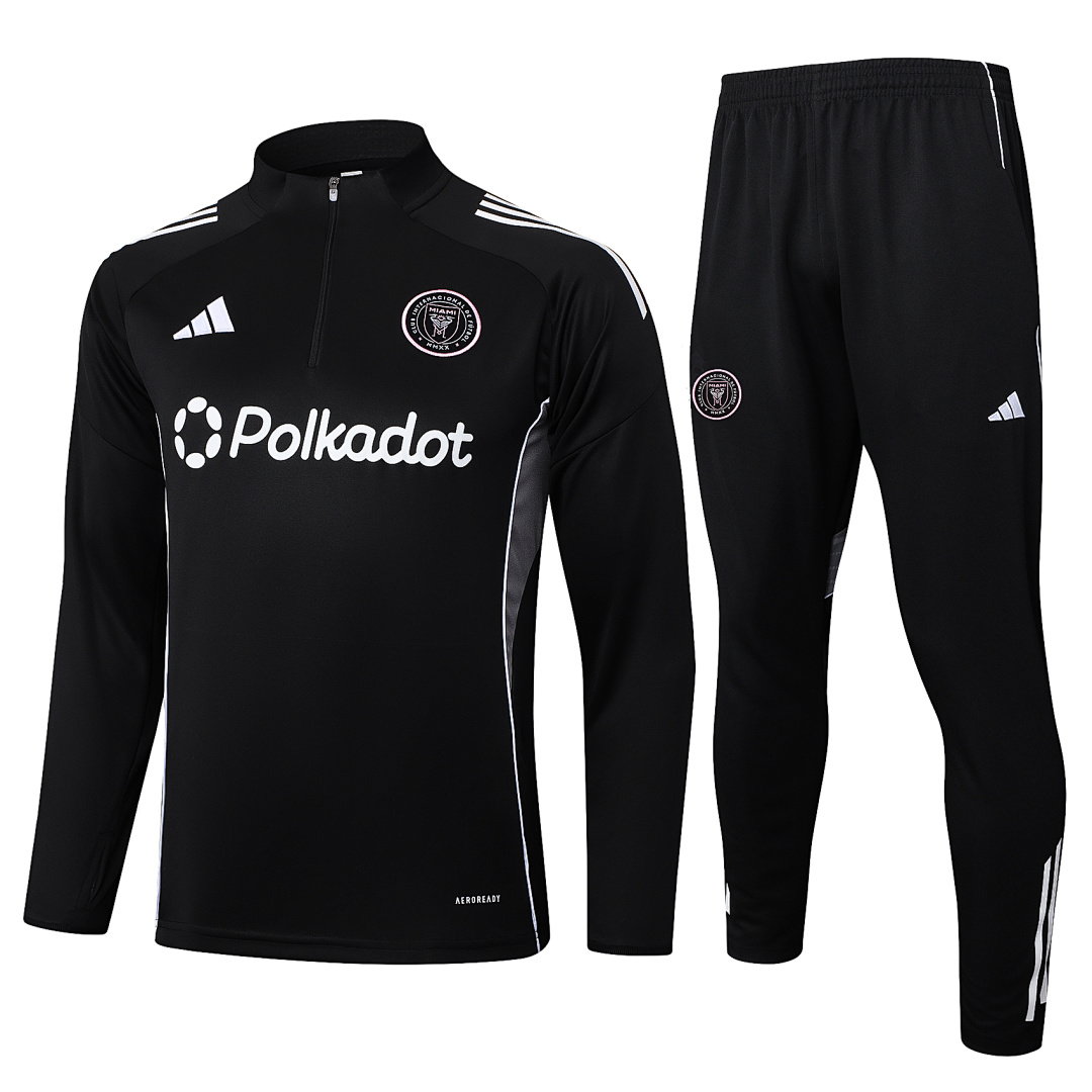 25/26 Inter Miami CF Half-Zip Men's Training Kit Black