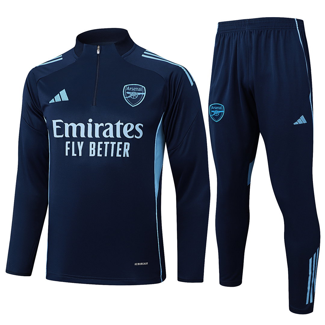 25/26 Arsenal Half-Zip Men's Training Kit Royal Blue
