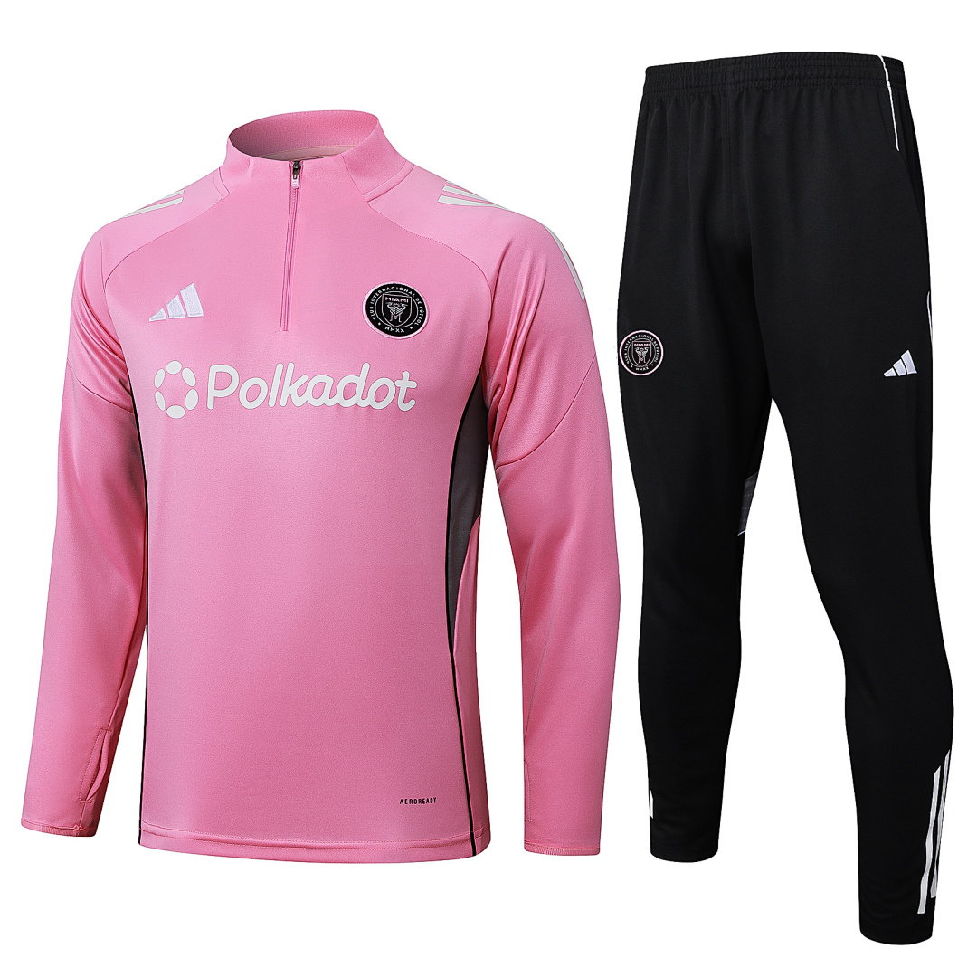 25/26 Inter Miami CF Half-Zip Men's Training Kit Pink