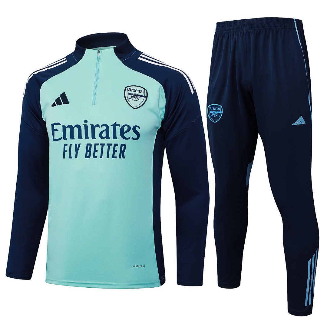 25/26 Arsenal Half-Zip Men's Training Kit Light Green
