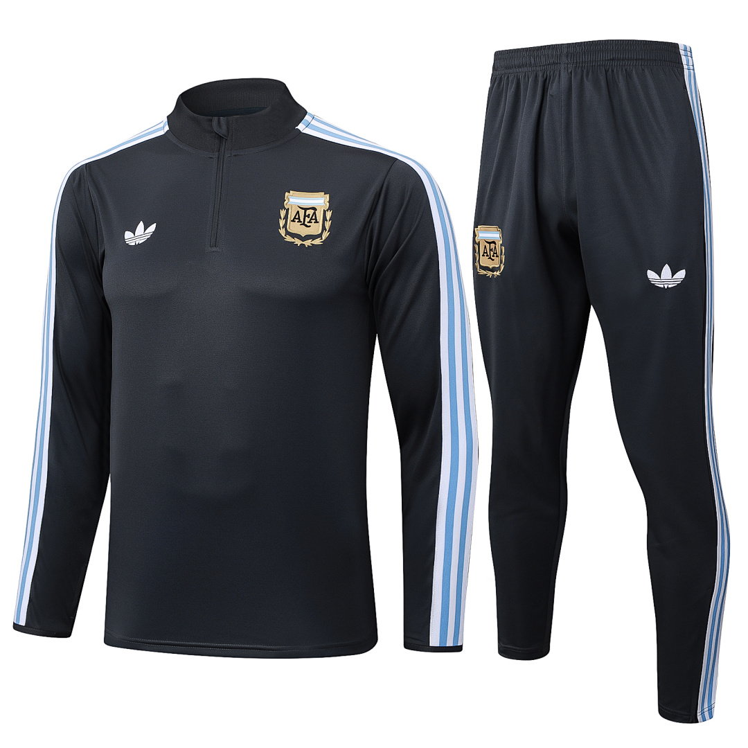 25/26 Argentina Half-Zip Men's Training Kit Dark Gray
