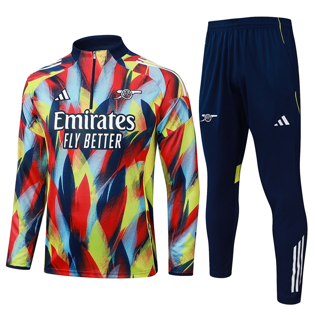 25/26 Arsenal Half-Zip Men's Training Kit Colorful Print