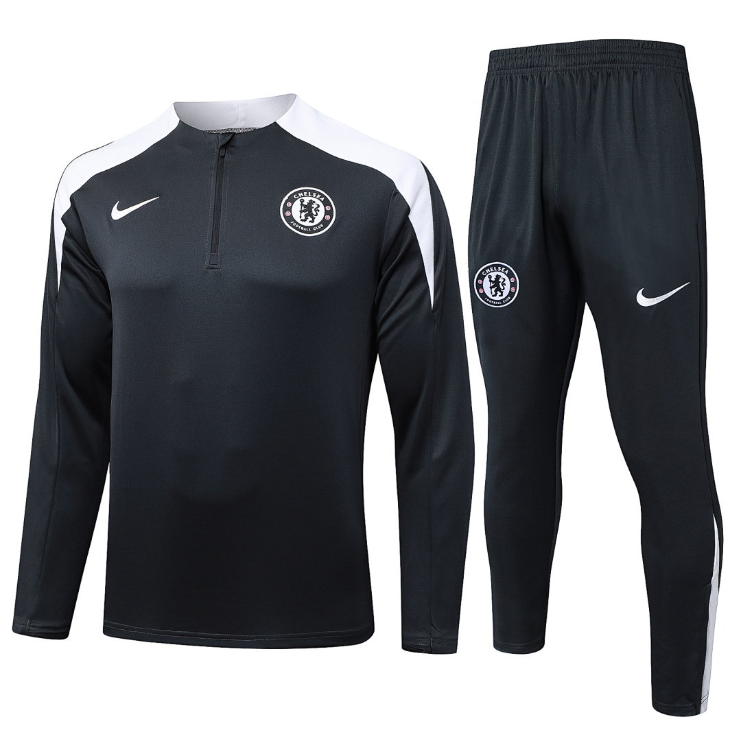 25/26 Chelsea Half-Zip Men's Training Kit Dark Gray