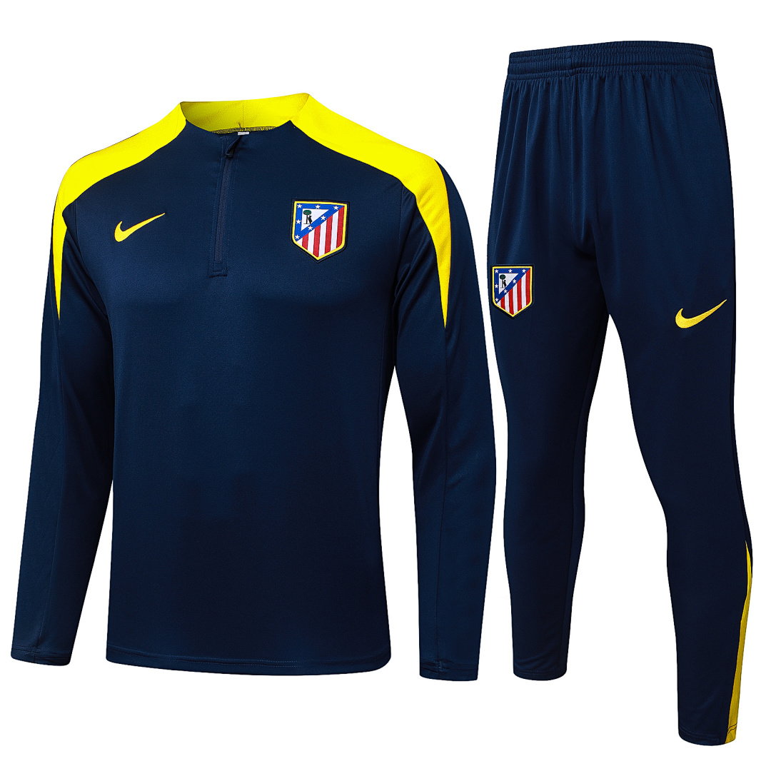 25/26 Atletico Madrid Half-Zip Men's Training Kit Royal Blue