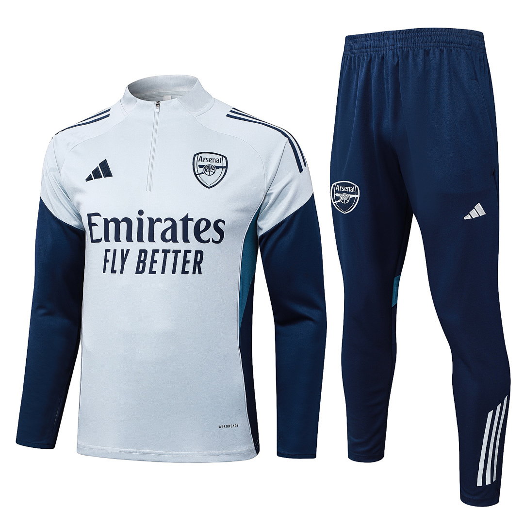25/26 Arsenal Half-Zip Men's Training Kit Gray