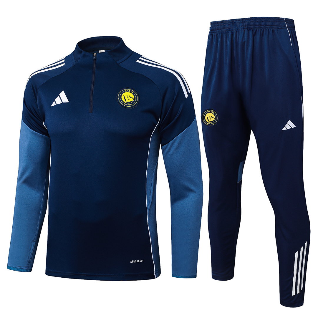 25/26 Riyadh Half-Zip Men's Training Kit Royal Blue