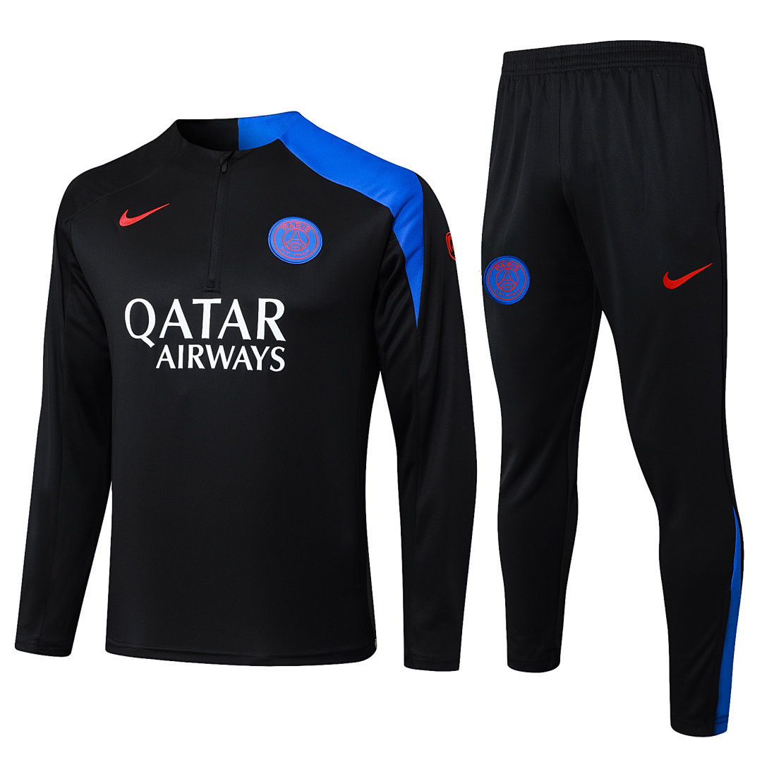 25/26 PSG Half-Zip Men's Training Kit Black T90