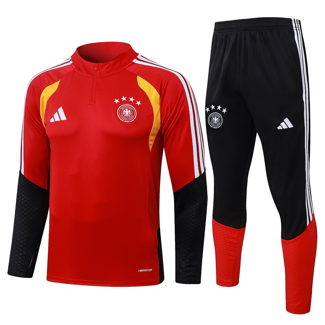 26/27 Germany Half-Zip Men's Training Kit Red