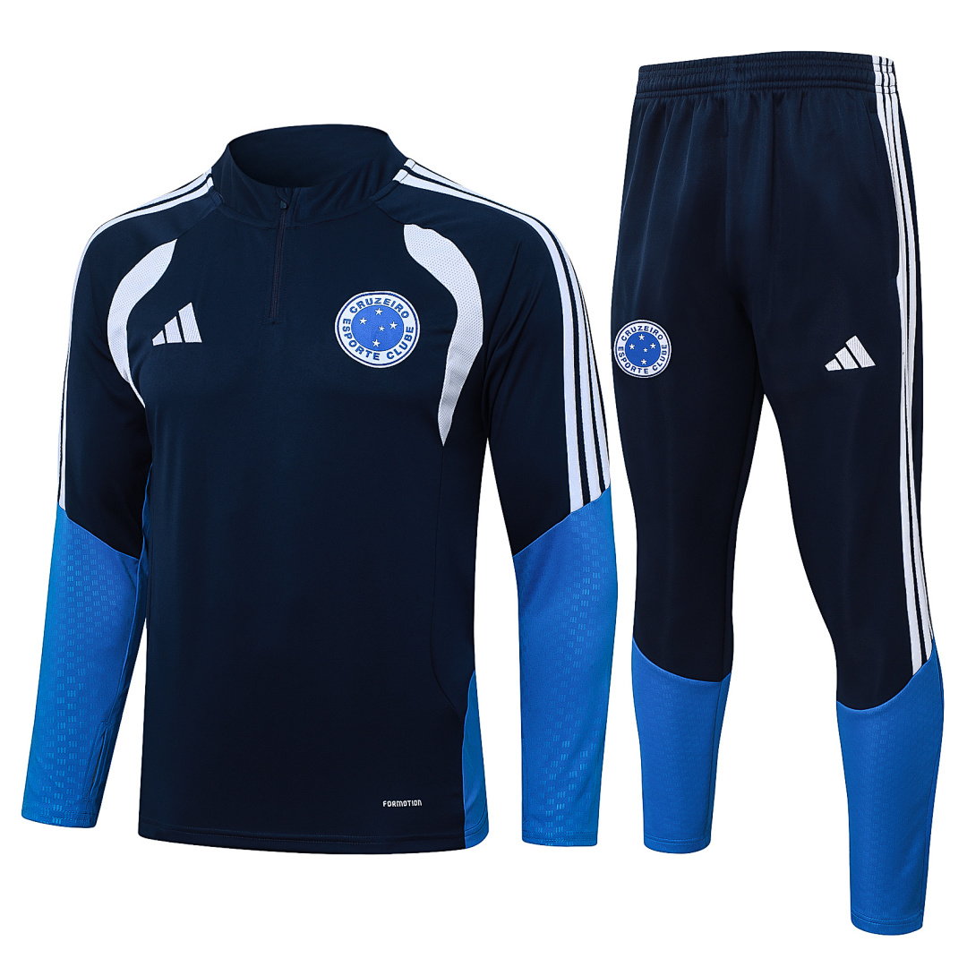 26/27 Cruzeiro Half-Zip Men's Training Kit Royal Blue