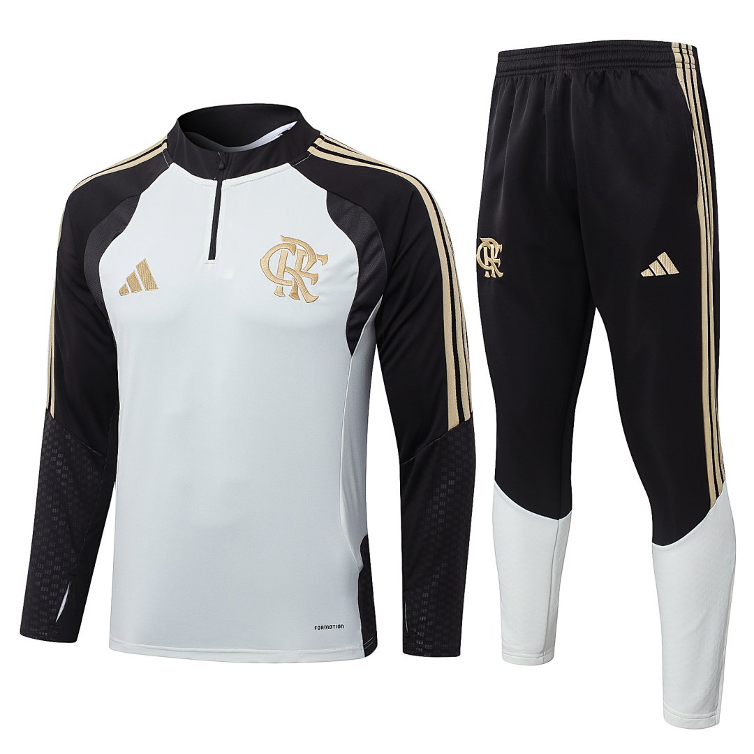 26/27 Flamengo Half-Zip Men's Training Kit Beige