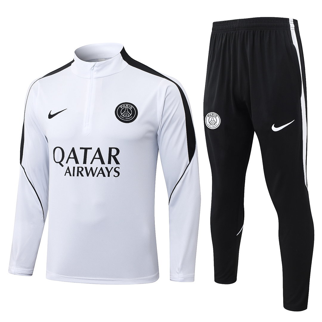 26/27 PSG Half-Zip Men's Training Kit White