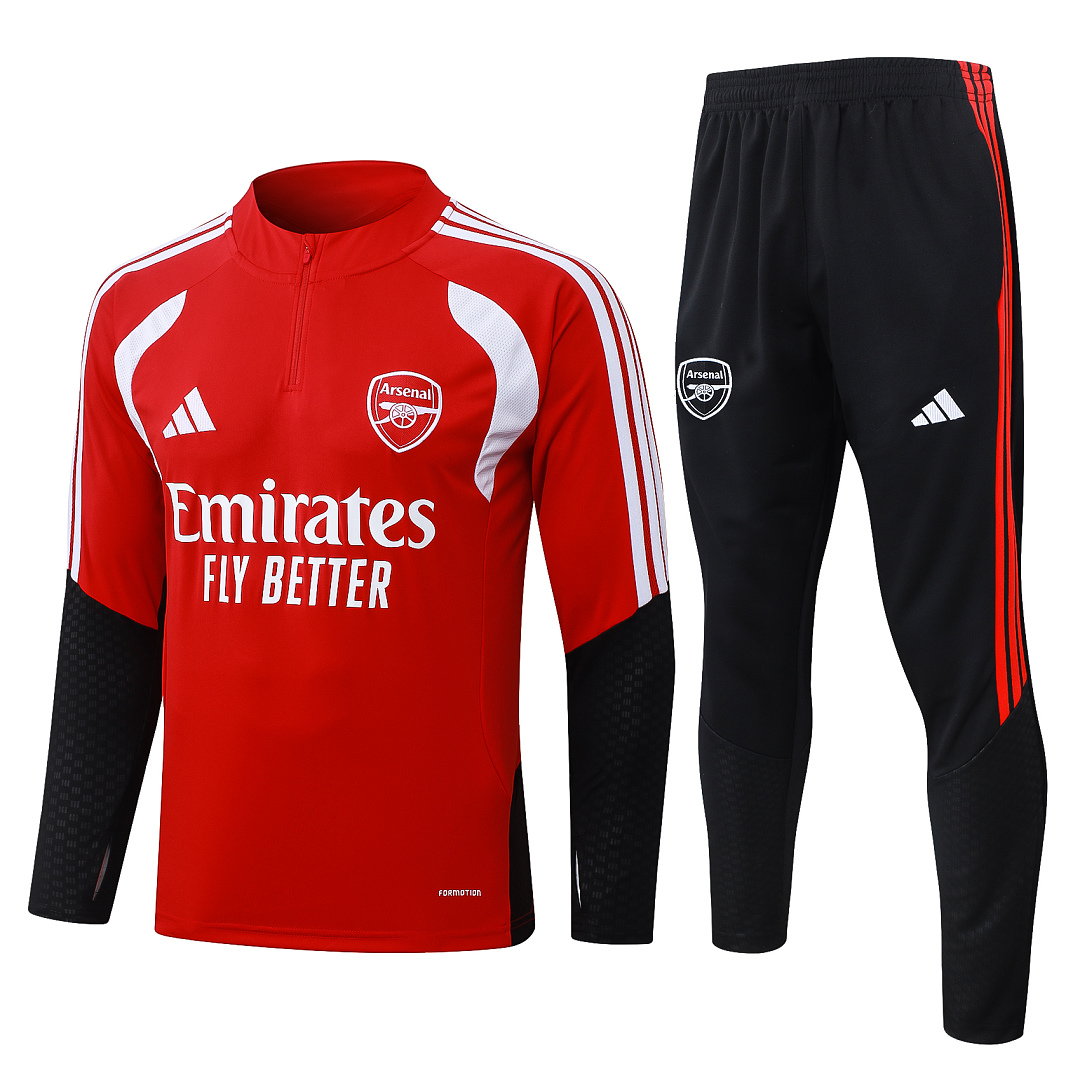 26/27 Arsenal Half-Zip Men's Training Kit Red
