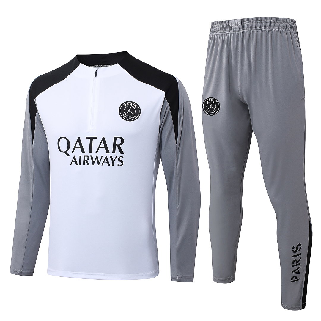 26/27 Jordan PSG Half-Zip Men's Training Kit White
