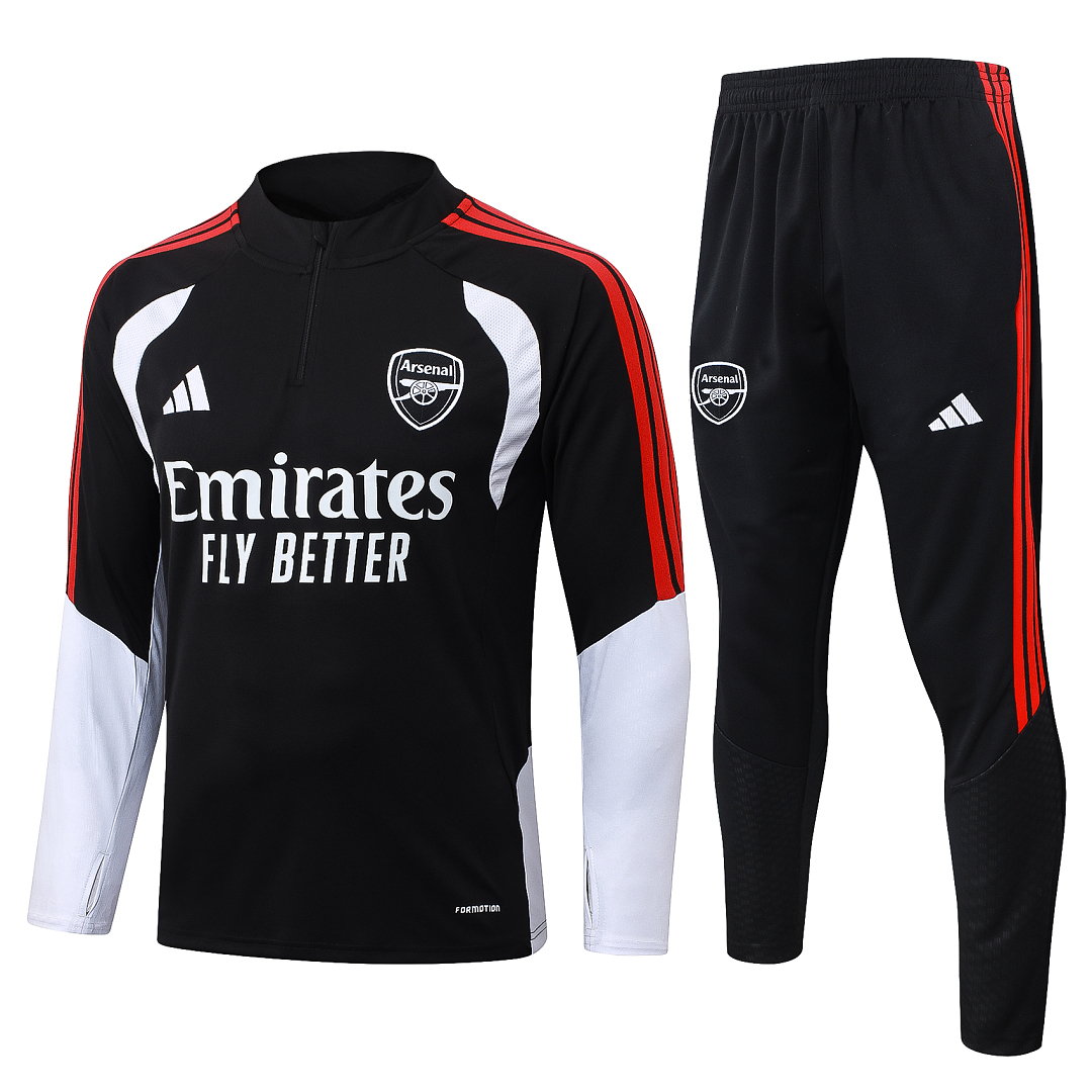 26/27 Arsenal Half-Zip Men's Training Kit Black