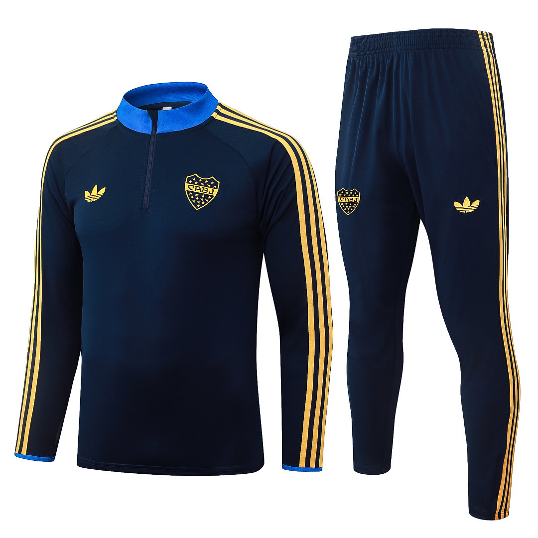 26/27 Boca Juniors Half-Zip Men's Training Kit Royal Blue
