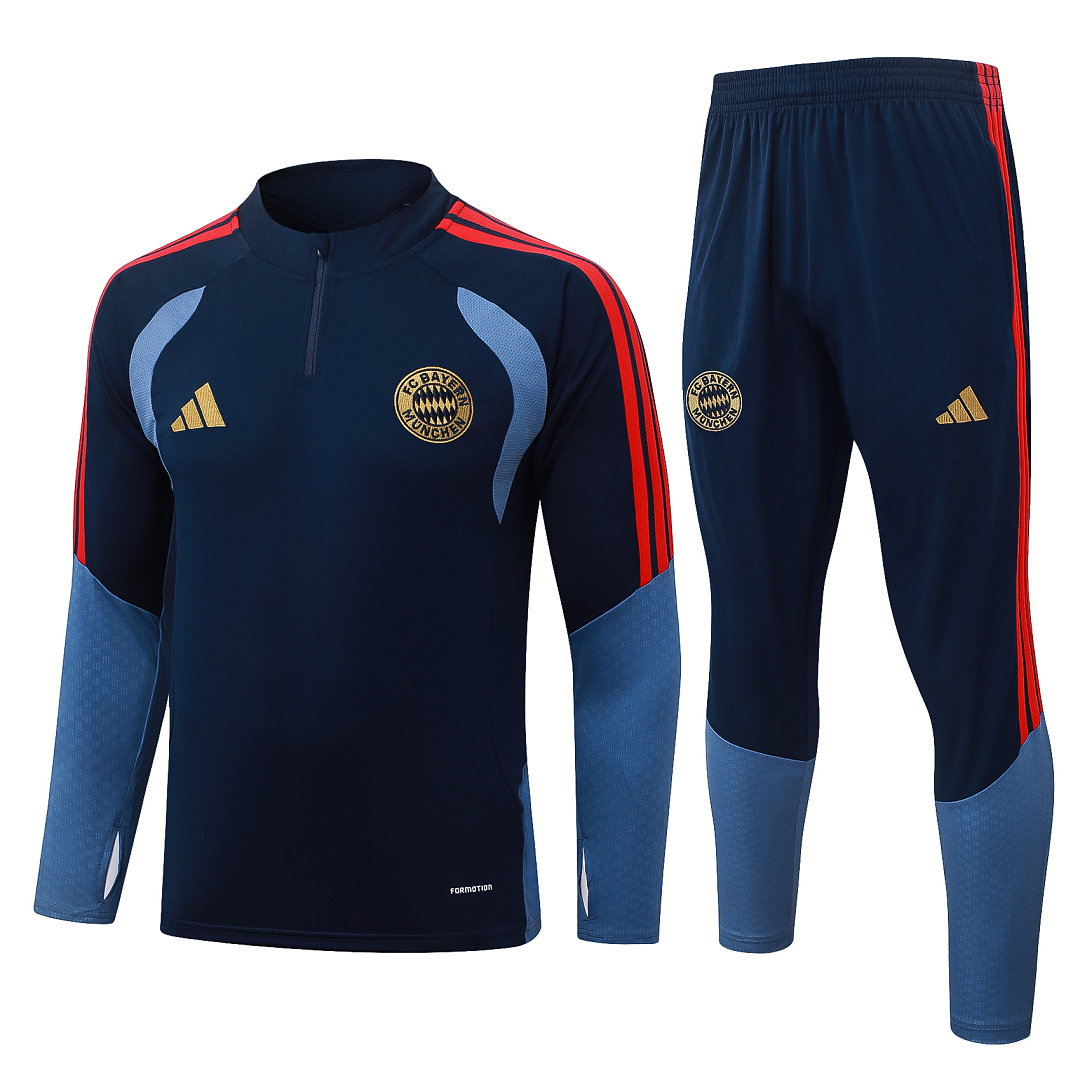 26/27 Bayern Munich Half-Zip Men's Training Kit Royal Blue