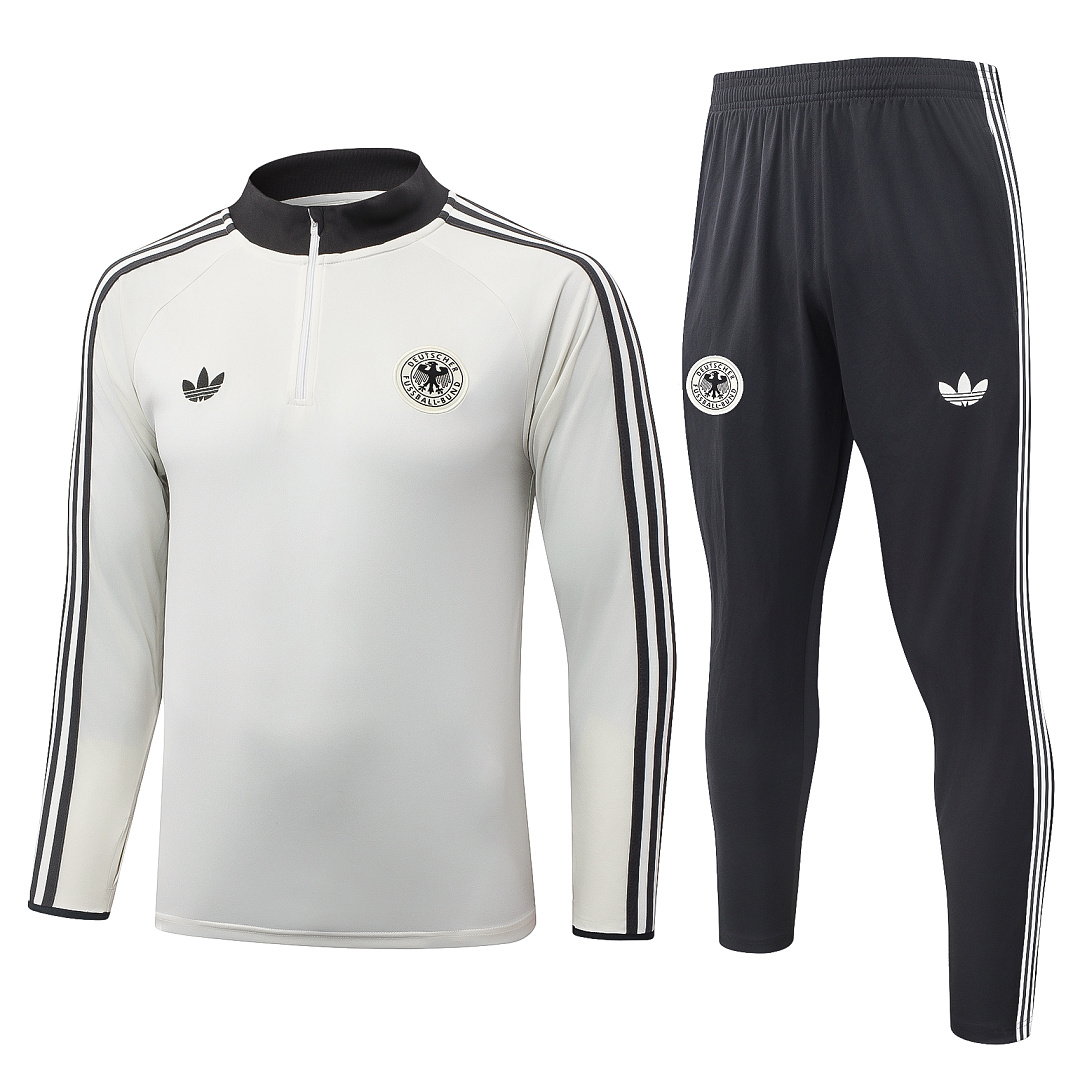 26/27 Germany Half-Zip Men's Training Kit Beige