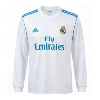 Retro Long Sleeve Real Madrid 17/18 Home