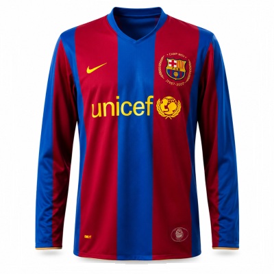 Retro 07/08 Barcelona long sleeves home