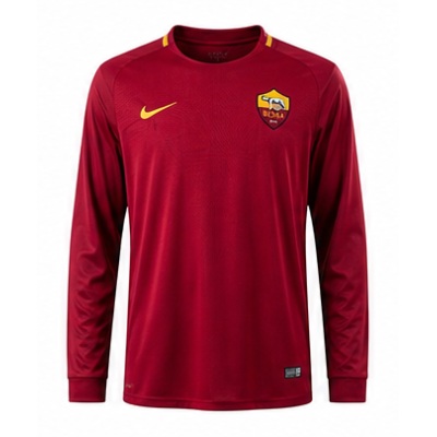 Retro Long Sleeve Roma 17/18 Home